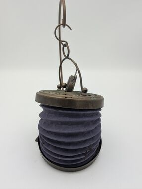 Vintage Brass Collapsible Garden Tea Light Lantern